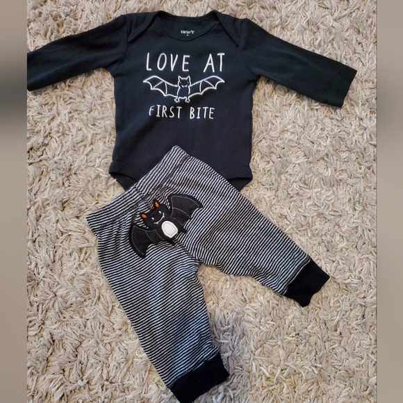 Baby Carter's Halloween Outfit 3 months unisex "Love at First Bite" - Picture 3 of 5